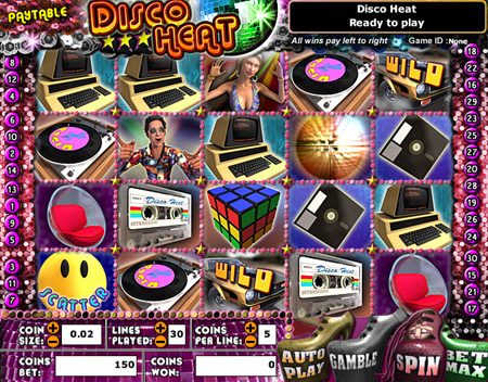 jackpot liner disco heat 5 reel online slots game