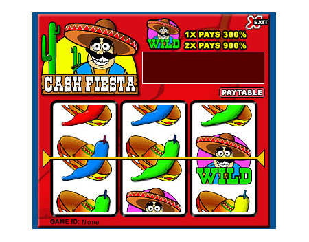 jackpot liner cash fiesta 3 reel online slots game